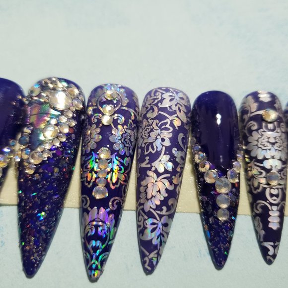 XXL Stiletto Gel Press on Nails - Picture 5 of 5